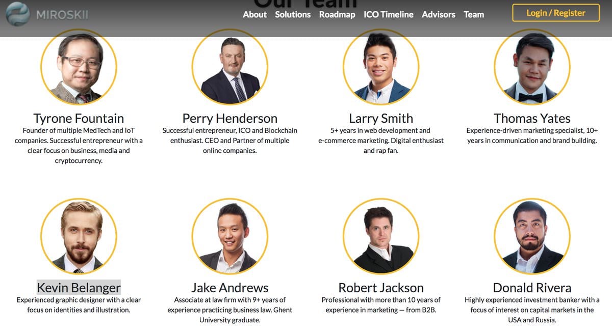 Райан Гослинг стал «лицом» ICO проекта Miroskii
