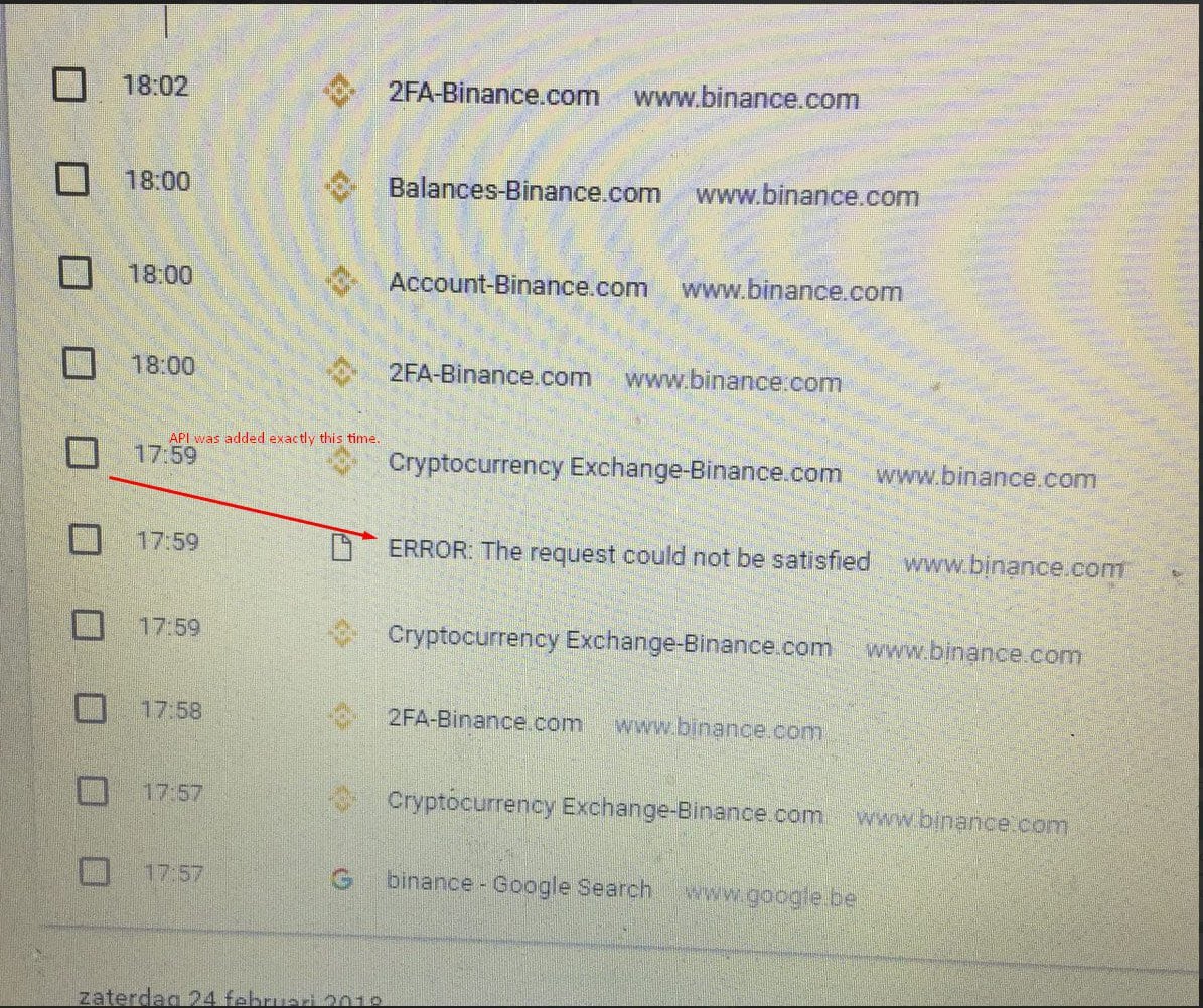 Представители Binance подтвердили факт атаки на аккаунты пользователей
