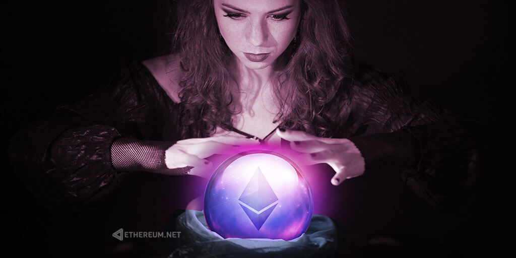 EOS падает, эфир растет
