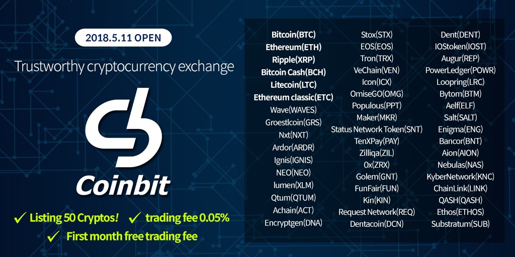 В Южной Корее открывается новая биржа Coinbit