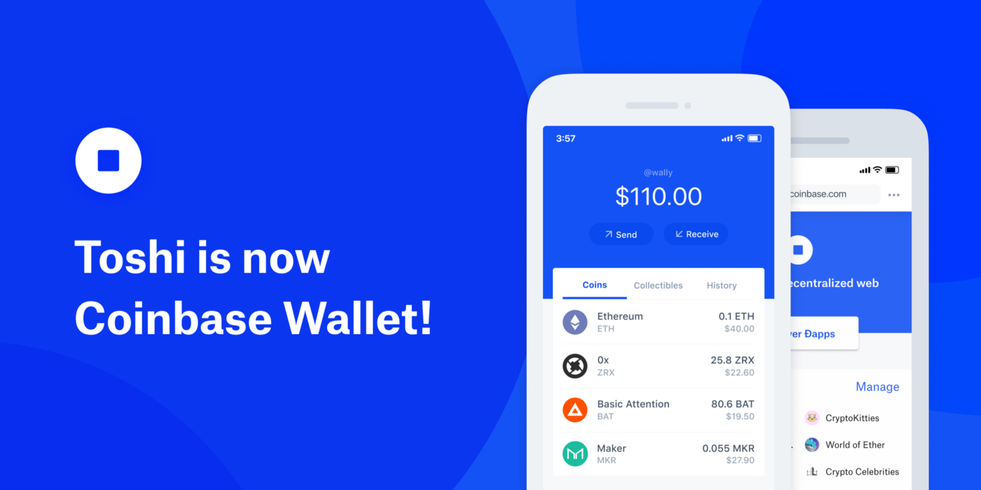 Toshi, гудбай: Coinbase запустила новый кошелек