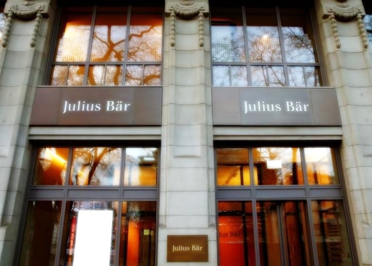 Julius Baer предлагает клиентам криптовалютный инвестиционный продукт