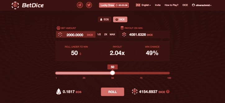 Взлом BetDice: Уязвимость смарт-контракта позволила хакеру похитить EOS на $770 тыс.
