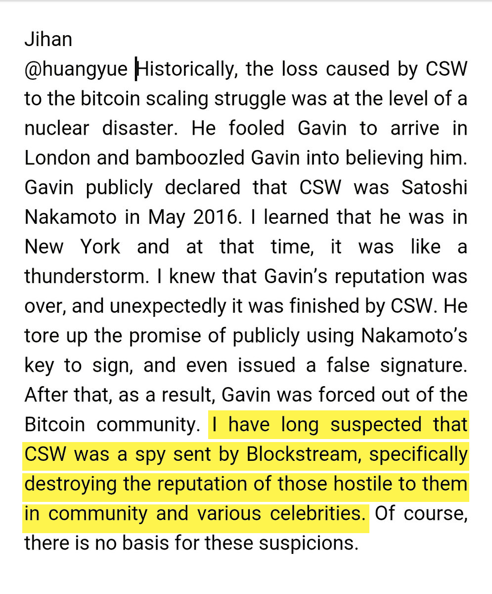 Wu calls CSW a spy
