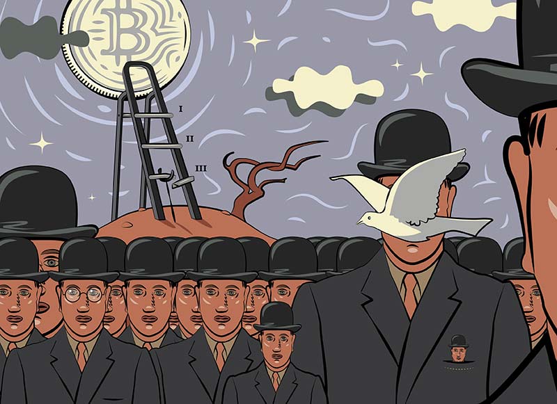 Три ступеньки под биткоином