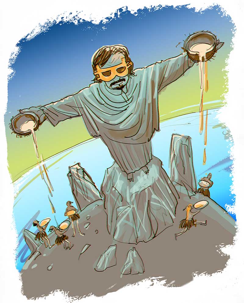 Satoshi Nakamoto as Jesus