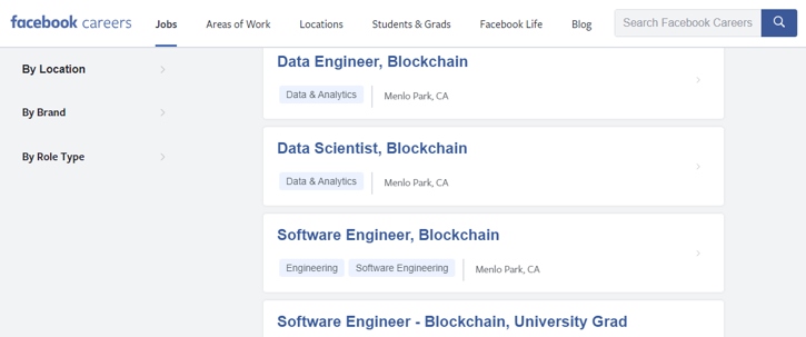 Facebook подбирает кадры и готовит «блокчейн-решение для миллиардов», — СМИ