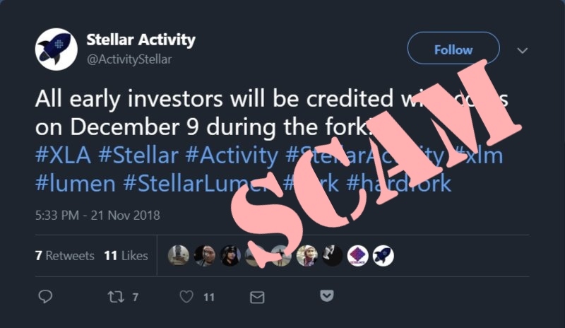 Stellar: Хардфорк Stellar Activity — откровенный скам