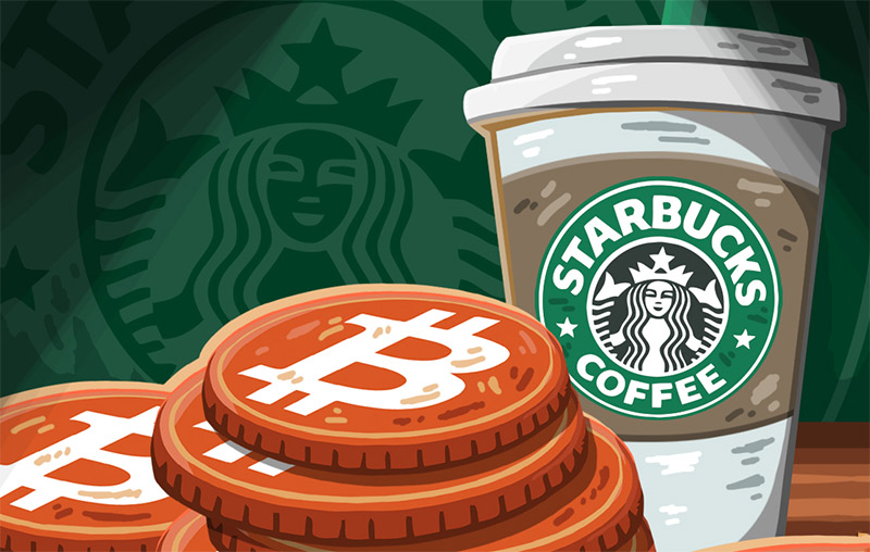 В Starbucks можно будет купить кофе за Bitcoin