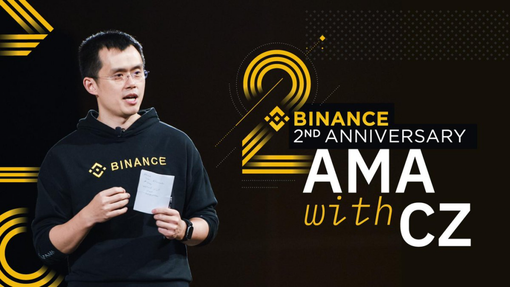 Прямая онлайн видеотрансляция Чанпена Чжао по случаю 2‑й годовщины Binance