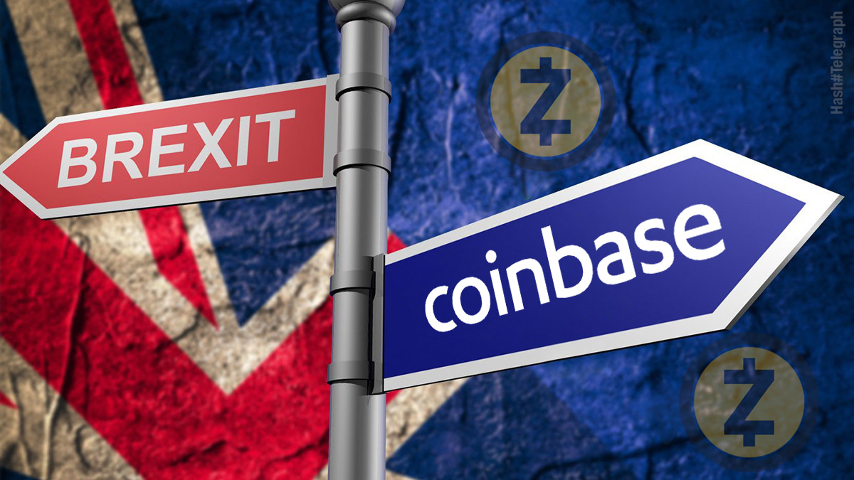 ZCash Brexit: Coinbase прекращает поддержку криптовалюты ZEC для клиентов из Великобритании