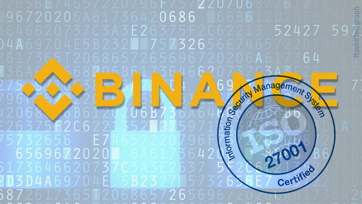 Биржа Binance получила аккредитацию по стандарту информационной безопасности ISO/IEC 27001