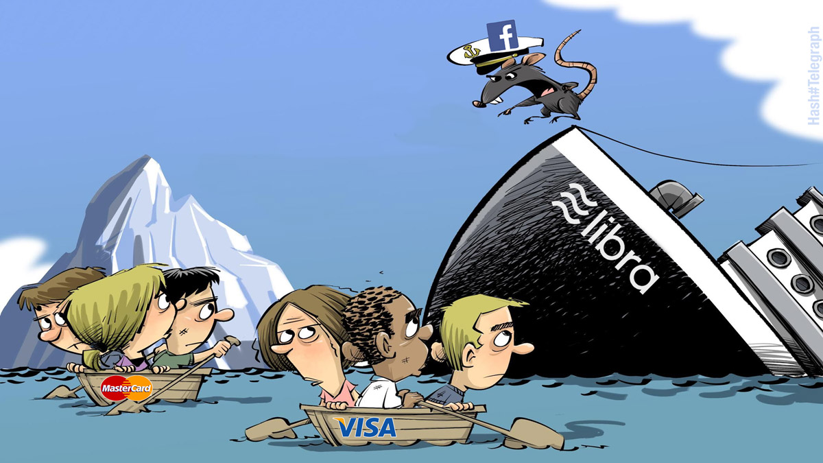 Ассоциация Libra лишилась пяти компаний — Visa, Mastercard, eBay, Stripe и MercadoPago