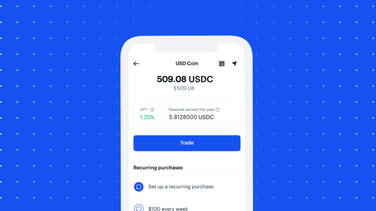 Держатели USD Coin на бирже Coinbase будут получать доход в размере 1,25% годовых