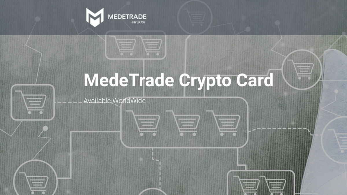 Пластиковая криптовалютная карта MedeTrade Visa начала поддерживать Dash