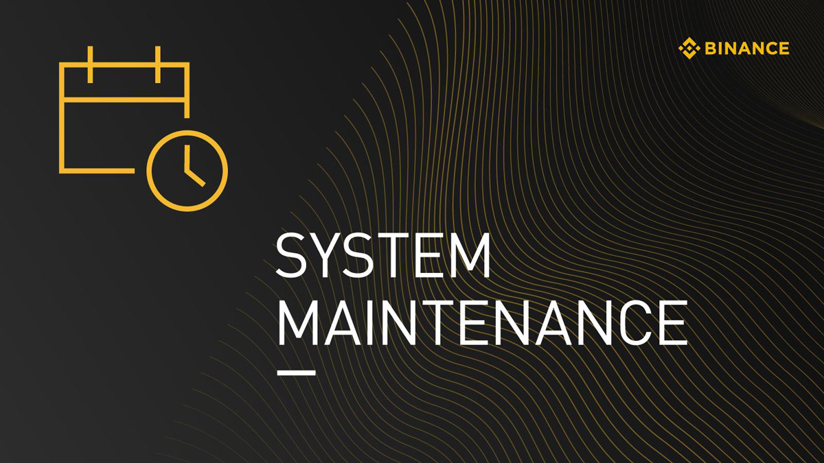 Биржа Binance выполнила внеплановое техническое обслуживание системы