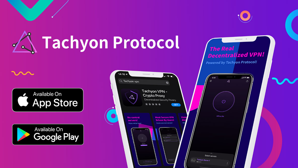 Tachyon — бесплатный сервис VPN для смартфонов, основанный на блокчейне