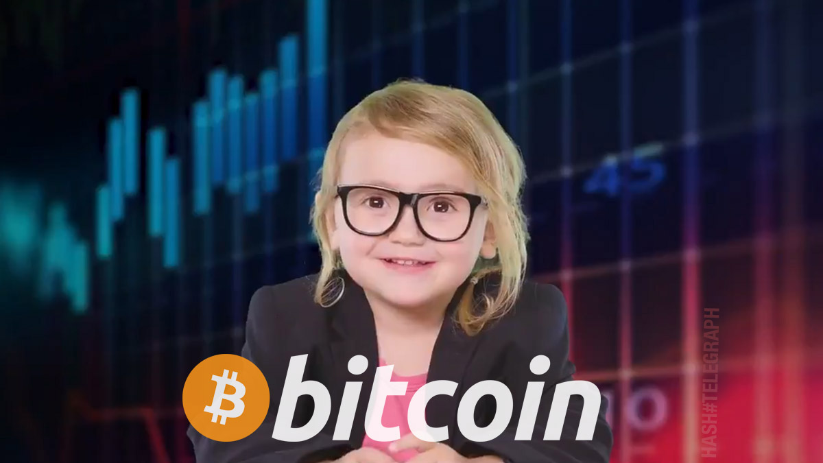 Трехлетняя девочка выступила с презентацией биткоина на виртуальной конференции