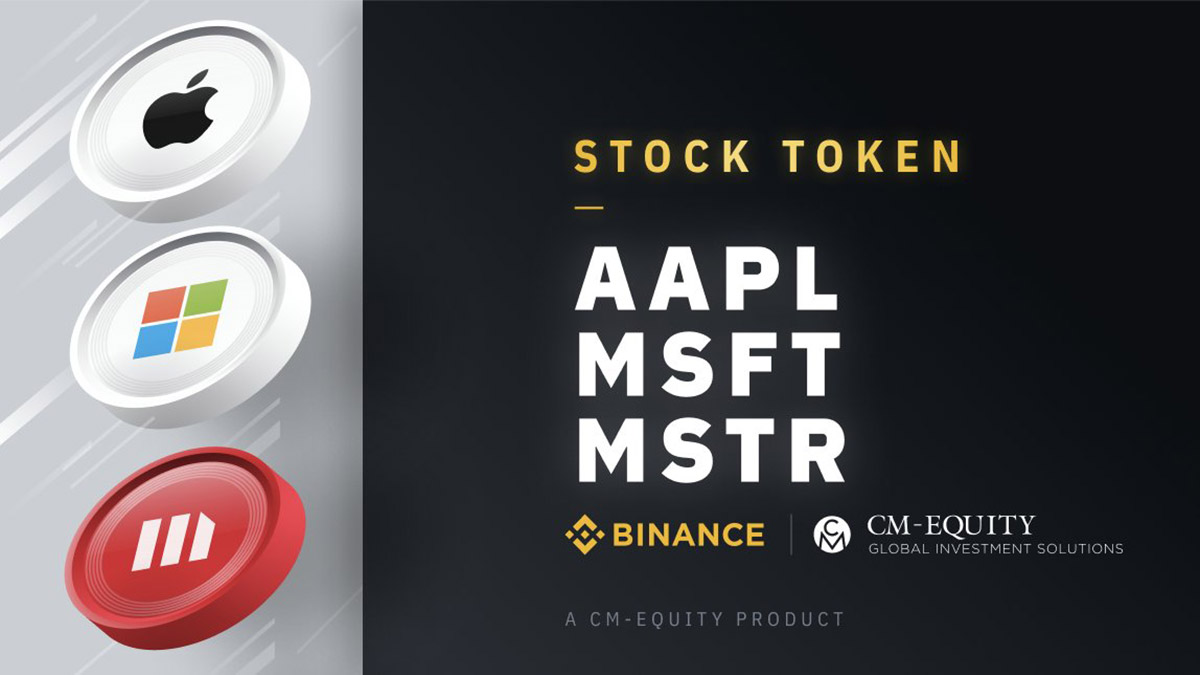 Биржа Binance запускает торги токенами акций Apple, Microsoft и MicroStrategy