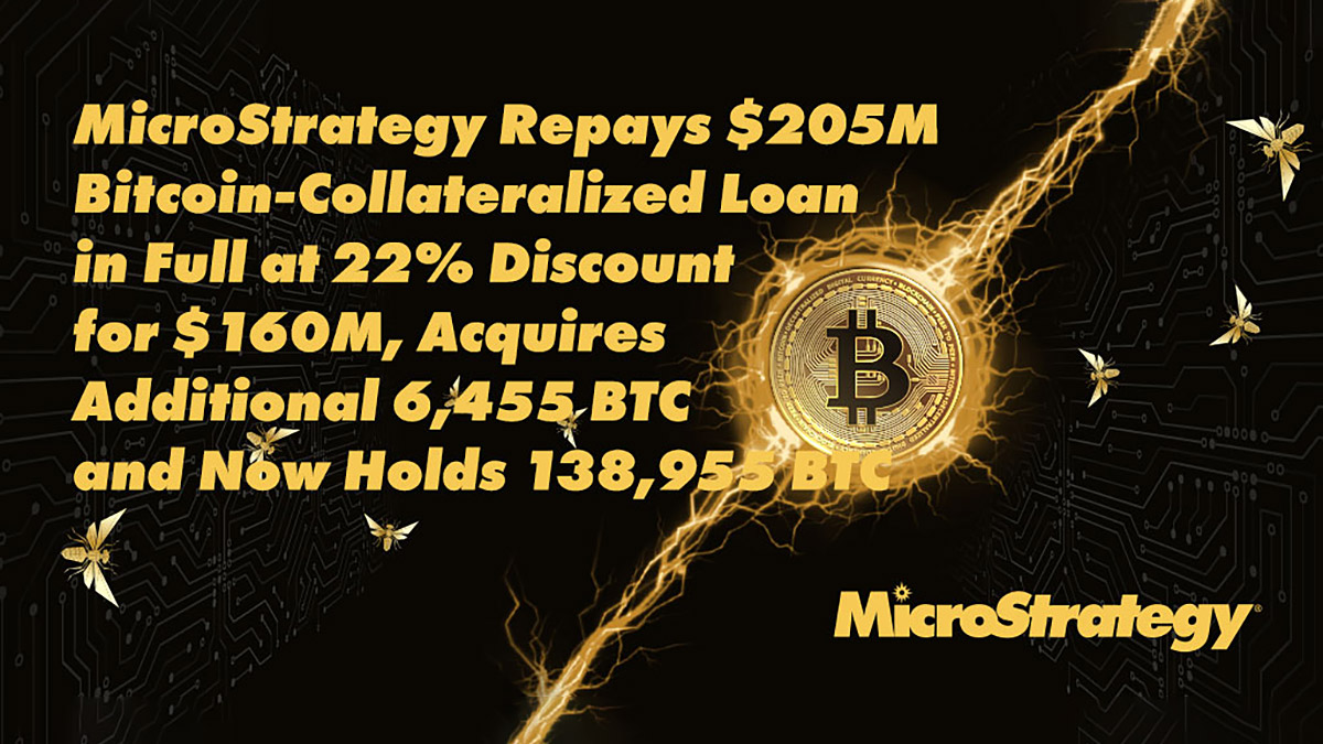MicroStrategy купила 6455 BTC на сумму $150 млн