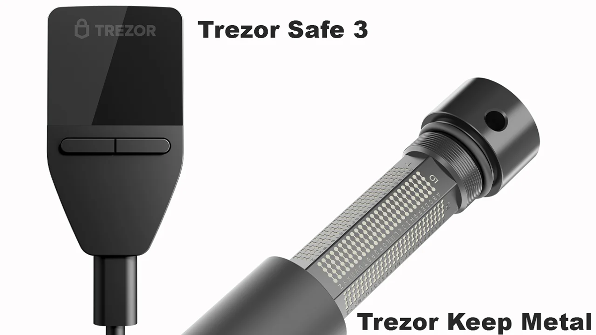 Trezor выпустил аппаратный кошелек Trezor Safe 3 и устройство для хранения сид‑фразы