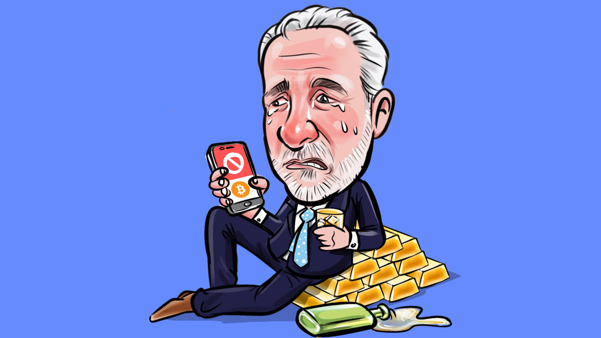 Питер Шифф пожалел, что не купил биткоин по цене $1