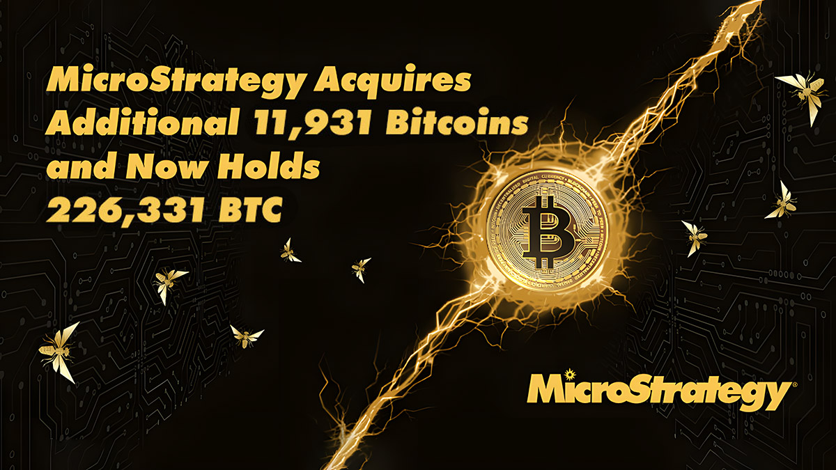 MicroStrategy увеличила свой портфель на 11 931 BTC