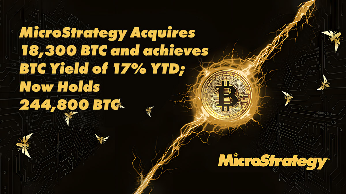 MicroStrategy наращивает биткоин-резервы: новая покупка на $1,11 млрд