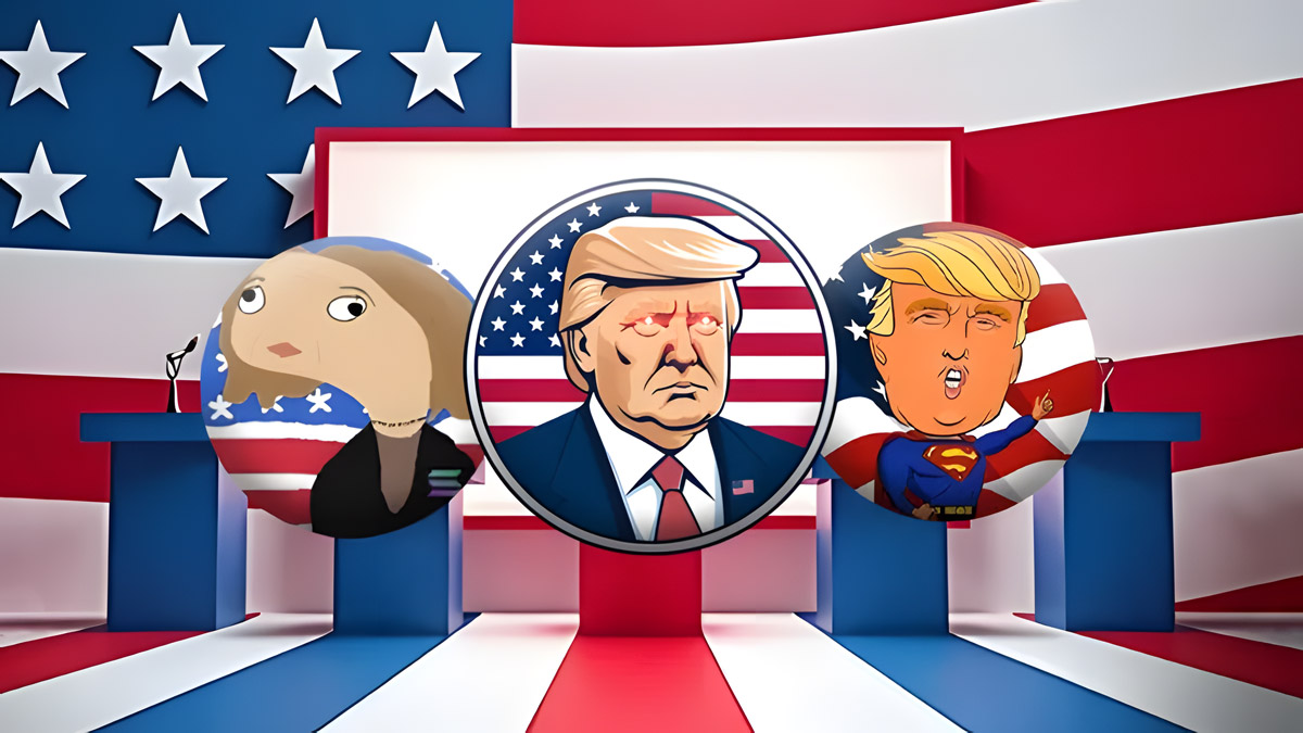 Предвыборный парадокс: растут мемкоины Трампа, но не биткоин