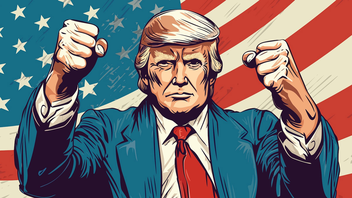 Новый исторический максимум биткоина в $75 000: Трамп побеждает на выборах