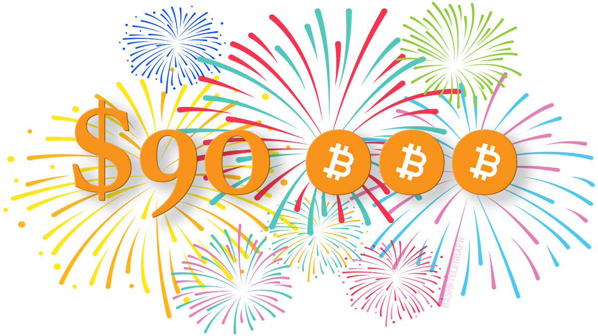 Биткоин достиг $90 000: BlackRock демонстрирует рекордный объем торгов биткоин‑ETF