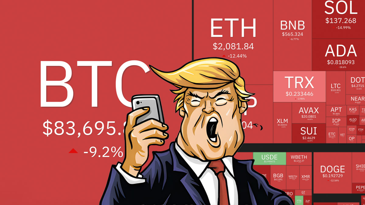 Трамп-дамп №6: биткоин снова упал ниже $83 000. Есть ли свет в конце туннеля?