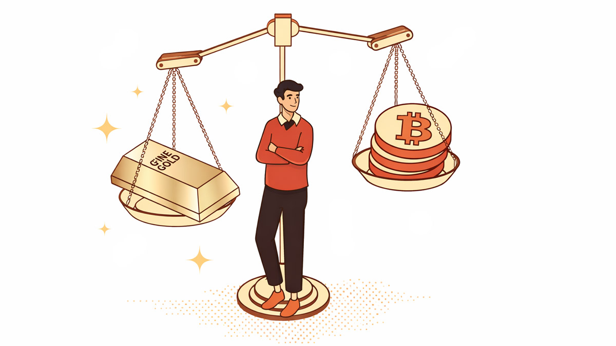 Биткоин недооценен относительно золота — аналитик прогнозирует рост