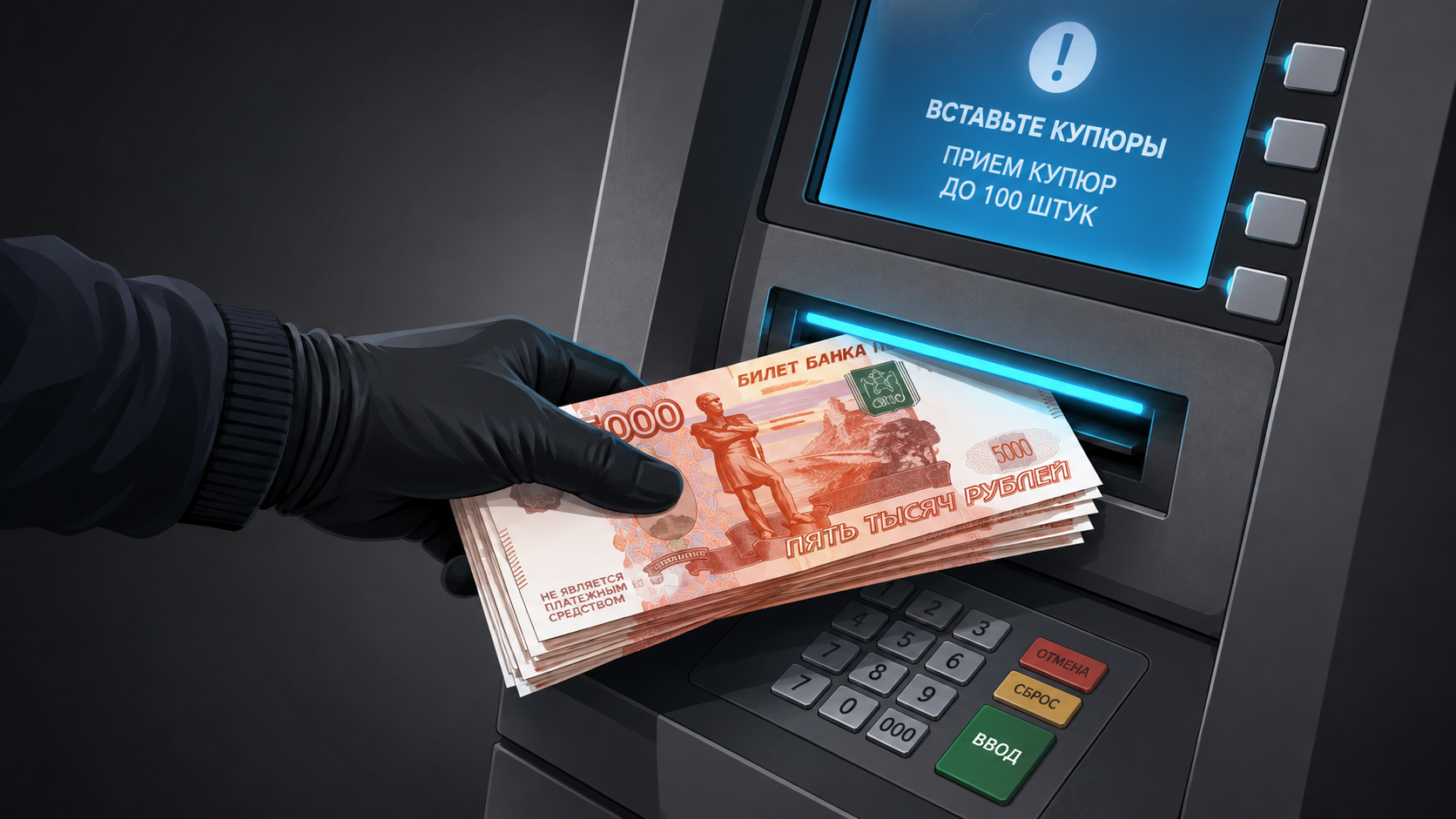 В Москве и регионах задержаны участники схемы хищения 100 млн рублей через сувенирные банкноты