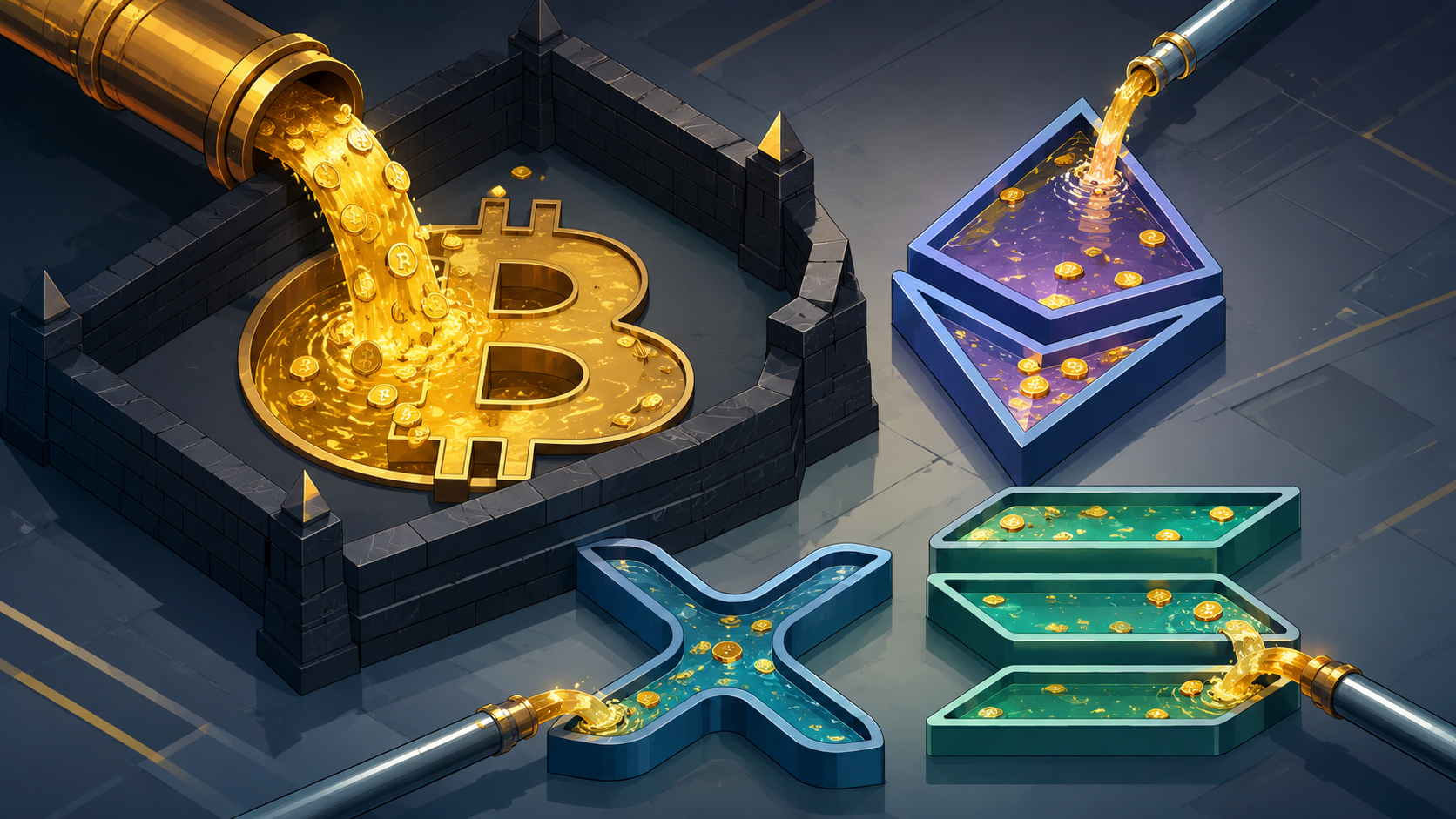 Биткоин-ETF вернулись к притоку благодаря BlackRock