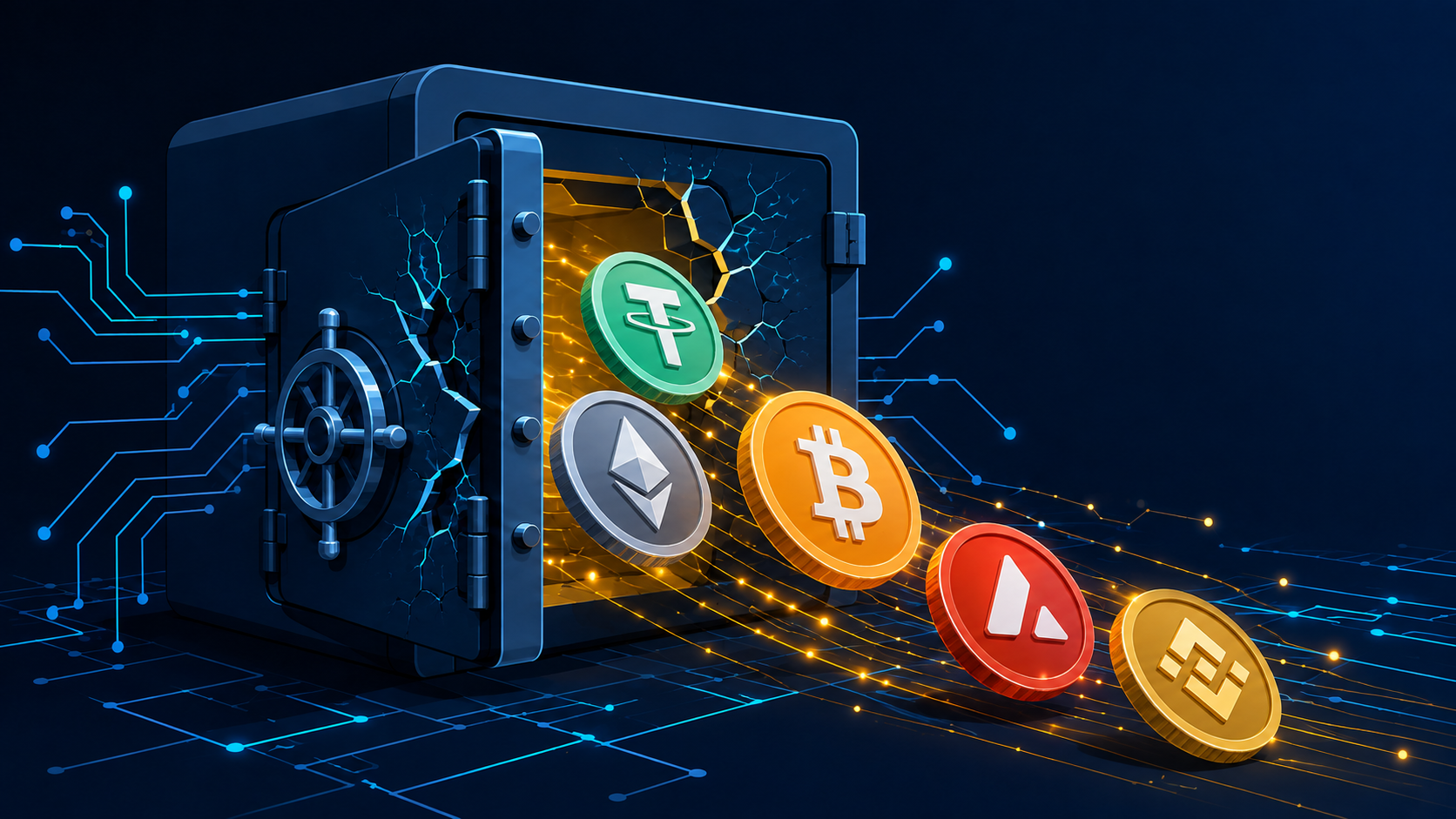 Подозрение на взлом Bitget:  с горячих и холодных кошельков биржи выведено $183 млн