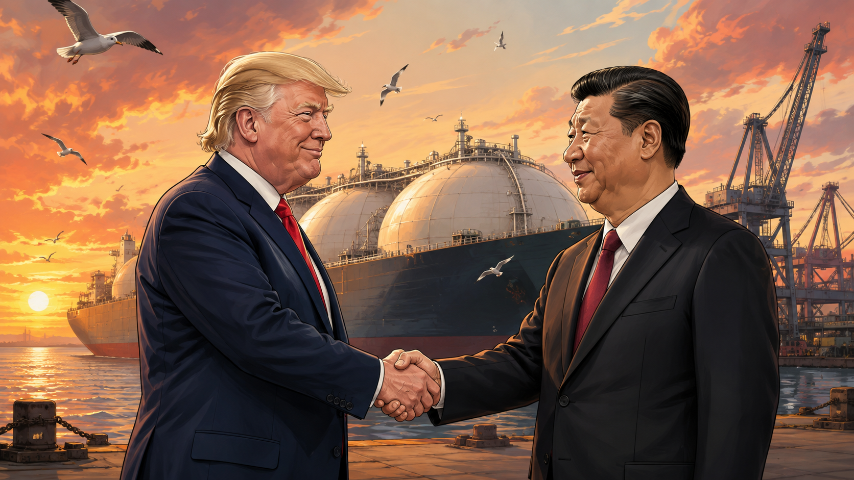 Трамп и Си могут объявить отмену тарифов на американский СПГ на встрече в Вашингтоне