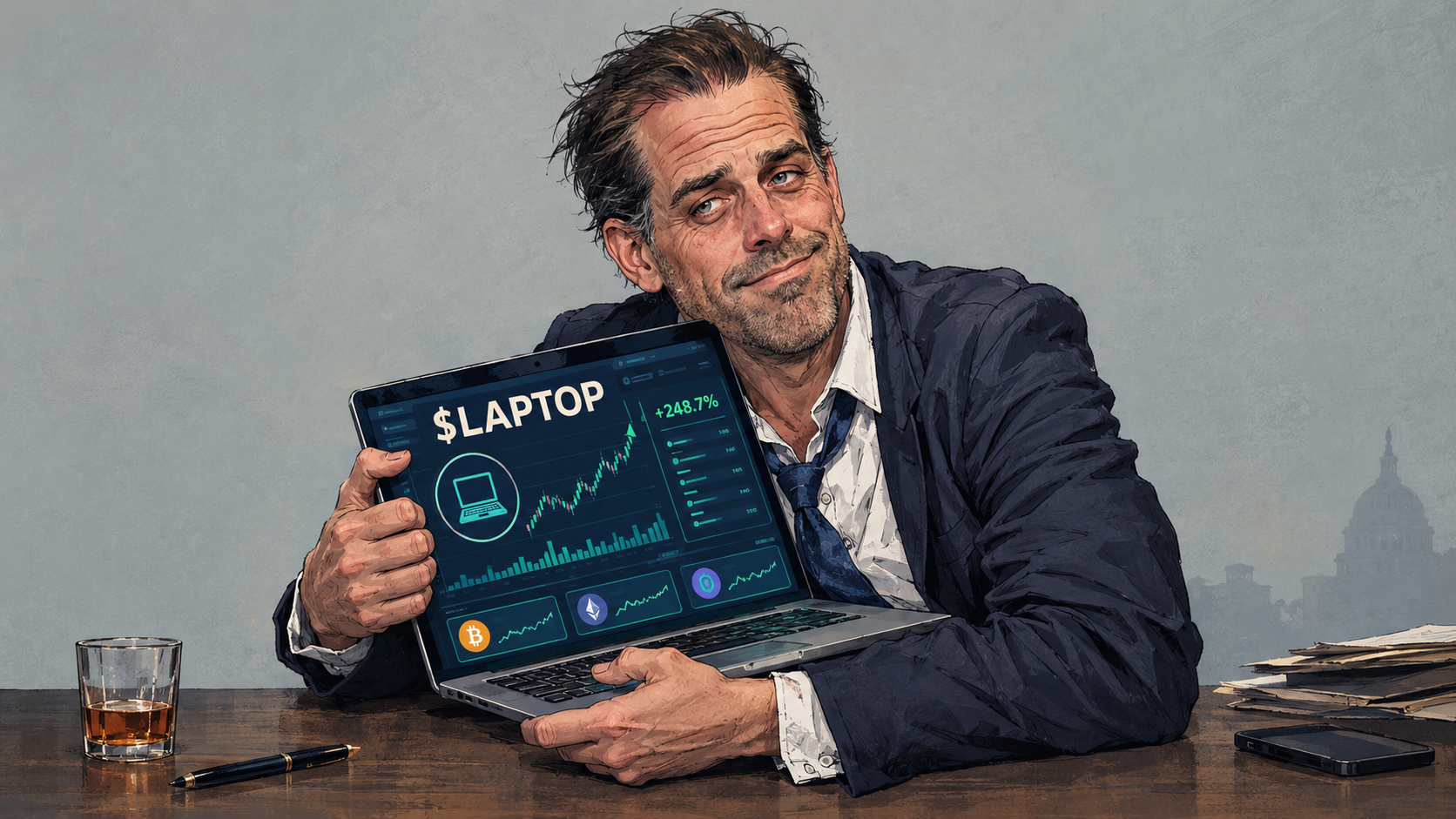 LAPTOP: Хантер Байден выпустит мемкоин в честь своего знаменитого ноутбука