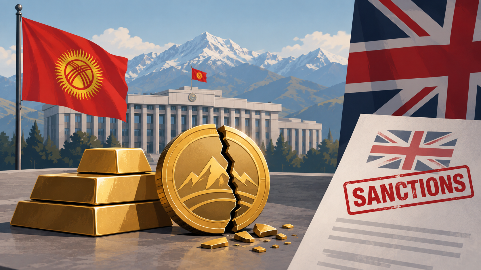Киргизия закрывает проект стейблкоина USDKG из-за санкций Великобритании