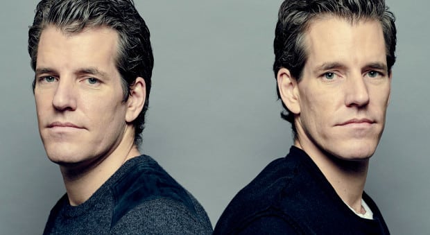 The Winklevoss twins, Tyler, left, and Cameron, in New York.