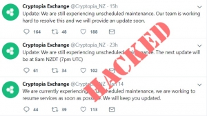 Новозеландская биржа Cryptopia приостановила работу из-за взлома, ущерб выясняется