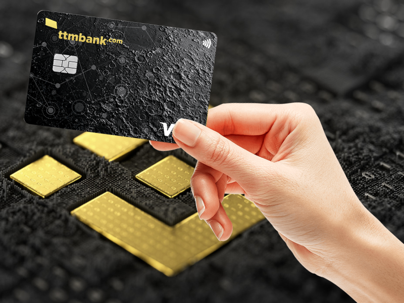 Оплачивать товары и услуги по криптовалютной карте TTM Bank теперь можно с помощью Binance Coin