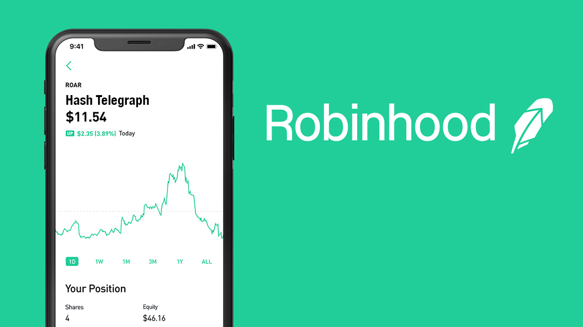 Доходы Robinhood от торговли криптовалютами выросли за год в 67 раз