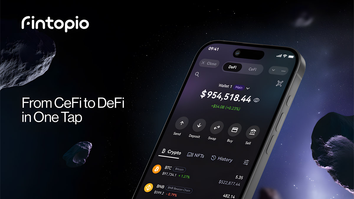 Fintopio выходит из бета-версии с инновационными CeDeFi решениями и запускает переводы по никнеймам X