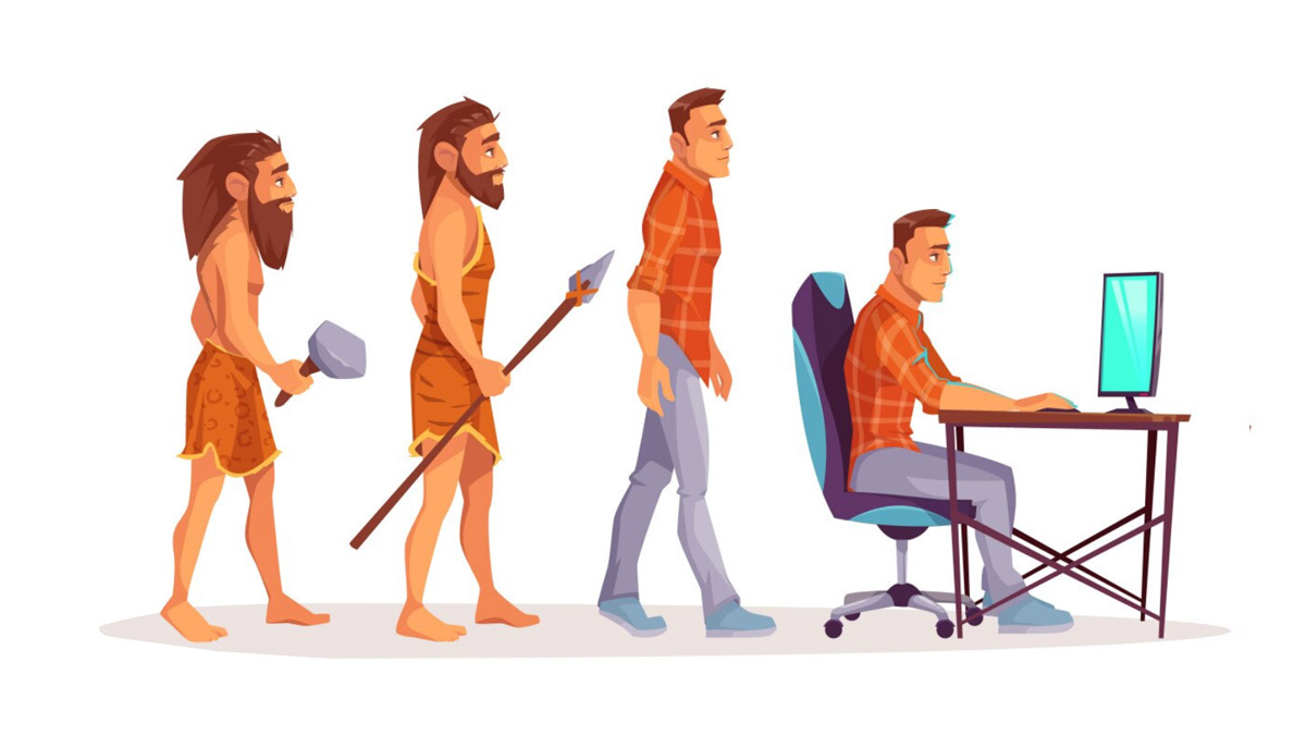 От фабричного конвейера до агентского ИИ: четыре эпохи эволюции труда